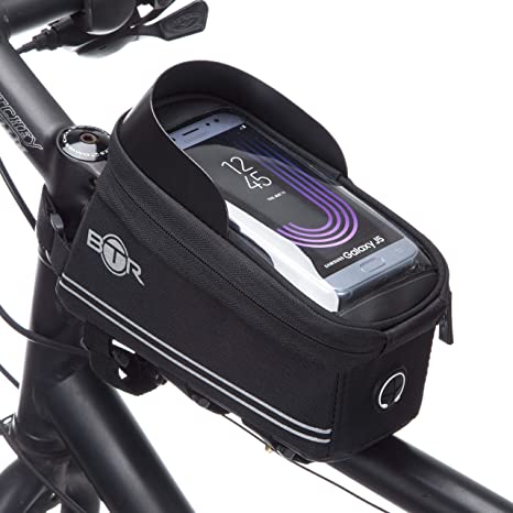 BTR Borsa per Bicicletta con Custodia Porta Telefono Cellulare