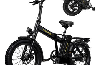 SOHAMO Folding Ebike - 20" Fat Tire Electric Bike 750W Motor, 48V